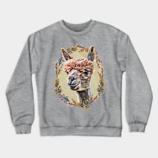 Alpaca - Floral Crewneck Sweatshirt